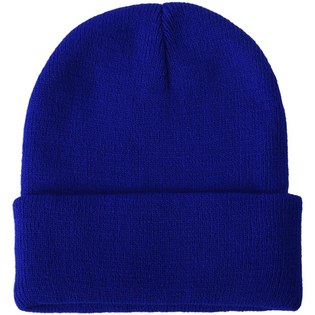 Breathable Fabric Fluorescent Colors Knitted Beanie Winter Dome Hat