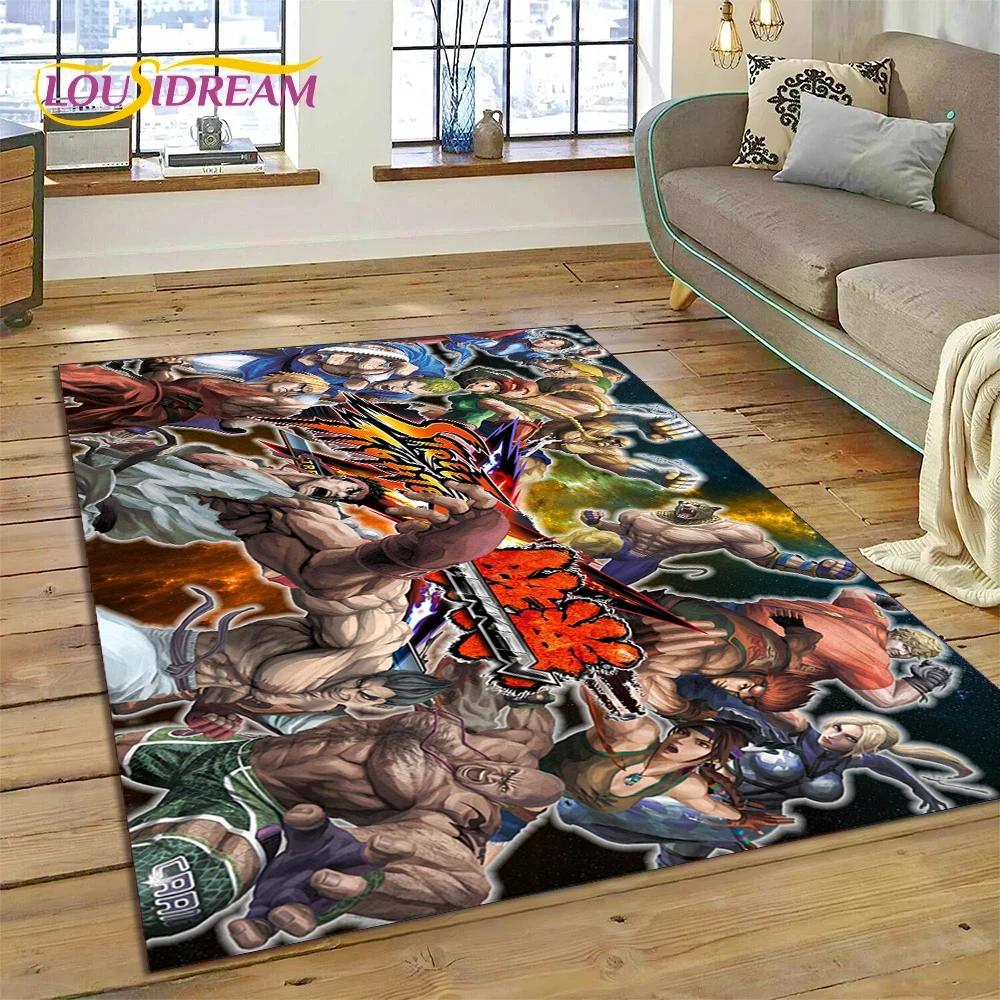 Lastest Retro Game Street Fighter SF Carpet for Living Room Bedroom Home Decor,Floor Mat Non-slip Decoration for Sofa Doormat