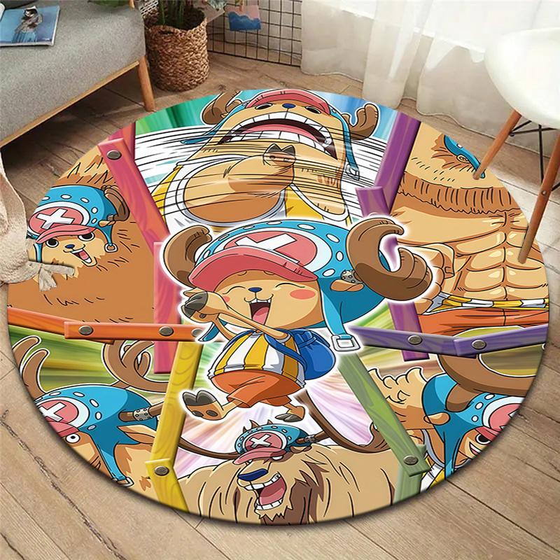 One Piece Tony Tony Chopper Ronde Vloerkleed Tapijt Kleed Voor Woonkamer Slaapkamer Bank Speelkamer Decoratie Antislip Vloermat