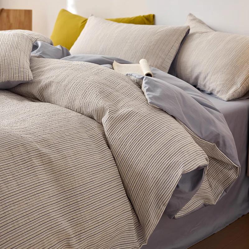 2025 Luxuriöse Winterbettwäsche aus reiner Baumwolle - Bettbezug & Bettlaken (4-teilig)
