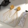 Youthway Vintage Long Chains Tassel Earrings For Women Minimalist 18K Gold Plated Stainless Steel Earrings Fashion Jewelry Gift
