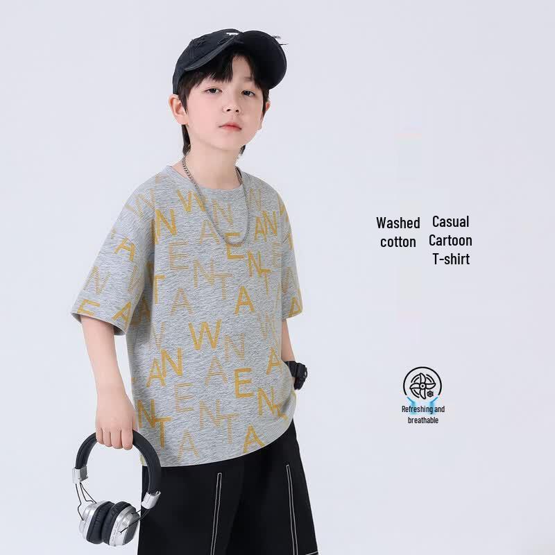 Yoyo Fairy Tale Boys  Cotton Short Sleeve T-Shirt 130