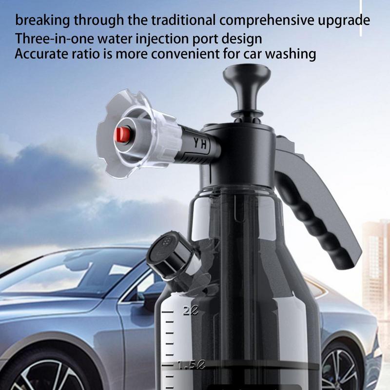 Pulverizator cu spumă de spălat auto Accesoriu pentru spălat cu presiune cu mâner ergonomic pentru detalierea mașinilor tun cu spumă curățare automată a geamurilor