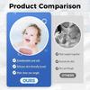 3PCS Silicone Body Scrubber Shower, Soft Gentle Shower Brush Loofah for Sensitive Skin, Lather Well, Handheld Cleansing Skin Brush for