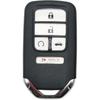 5 Buttons Smart Replacement Key Fob Cover Case Fit for 2015 2016 2017 2018 2019 Honda Accord Civic CR-V CRV Pilot EX-L Touring Keyless Entry Key Fob