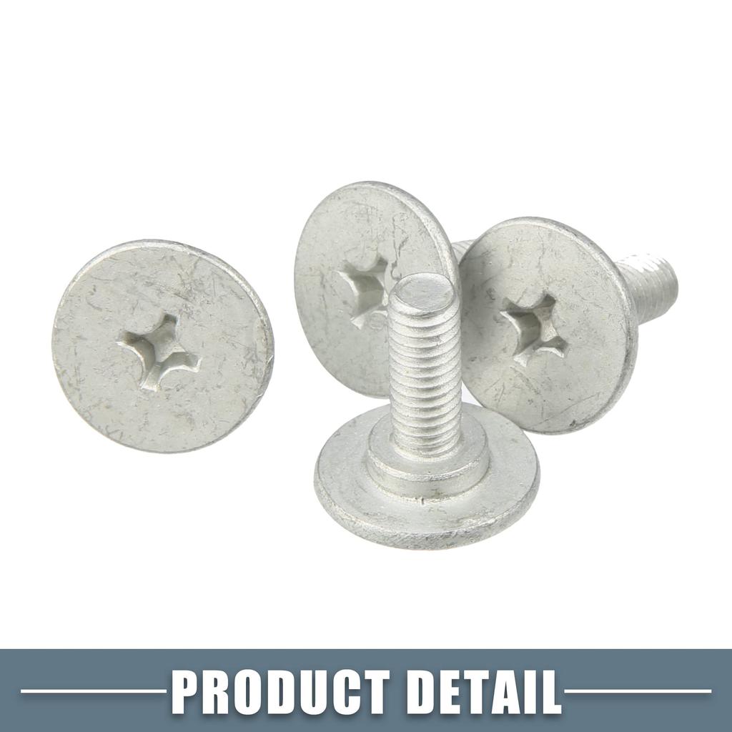 A ABSOPRO Fastener Clamp Fairing Clip Engine Shield Cover Bolts 90105-TBA-A00 Cover Bolts Pin
