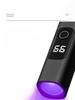 1Pc Rechargeable Digital Display Nail Art Light Screen with Nail Glow and UV Light Therapy