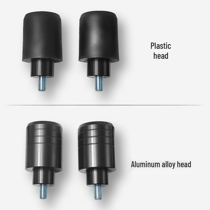 Motorcycle Crash Bar Anti-Fall Head: Rubber-Aluminum with Spring Buffer
