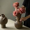 Kiln Change Retro Binaural Ceramic Vase High-End Flower Arrangement Home Desktop Simple Decoration Ornament