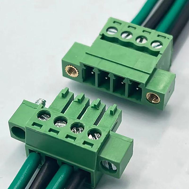 1Set 15Edgwc Pitch 3,81 Mm 2P/3P/4P/5P/6P/8P/9P/10P Steckbarer Terminal Block Anschluss Jm15Edgkm 3,81 Mm Pitch