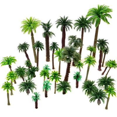 Model Trees Miniature Garden Trees Diorama Model Model Trees Diorama Trees 36 Trees 3-16 Cm Palm Trees HO Gauge Model Landscape Railway Model