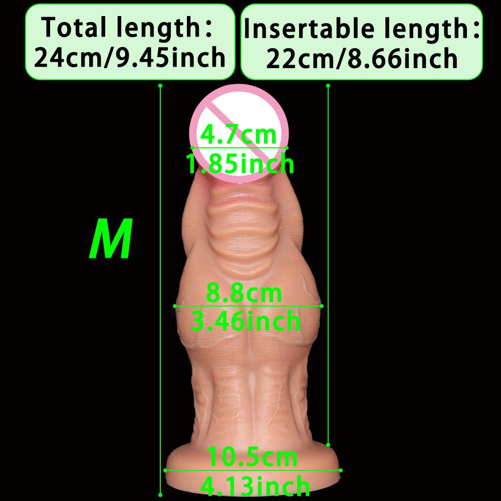 Manual Special-shaped Simulation Penis Masturbation Massage Anal Expander Prostate Stimulation