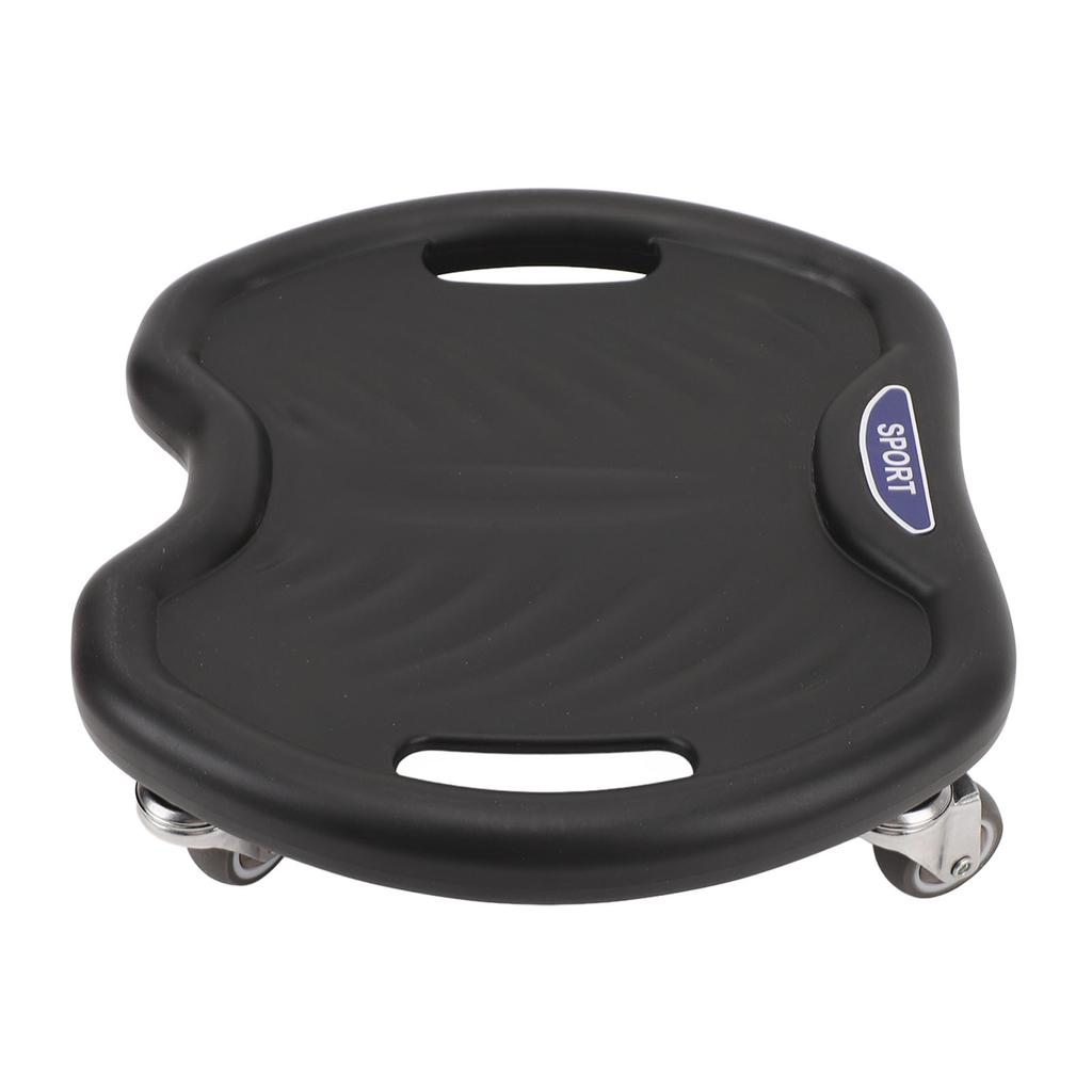 Core Coaster Abdominal Trainer with Kneel Mat Four Wheel Quiet Ab Wheel Roller Core Coaster for Home