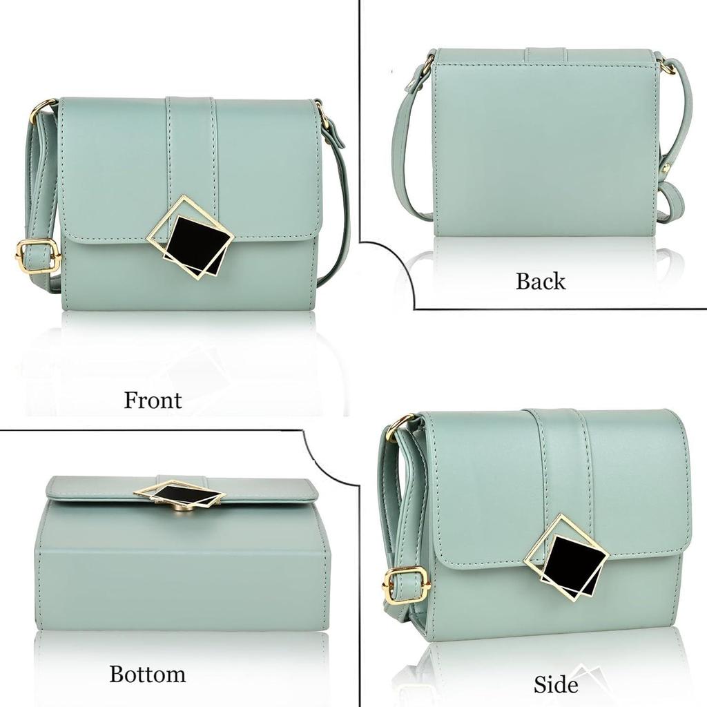 Women's Girls Party Sling Bag Crossbody  Green