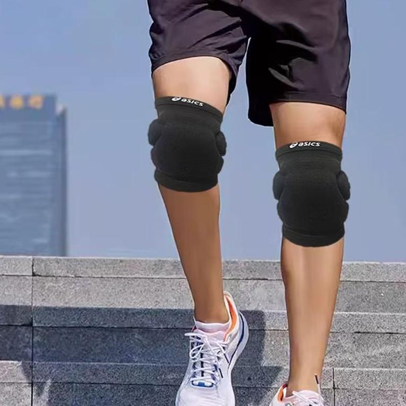 

1 пара наколенников для мужчин и женщин, толстые губки для занятий спортом, волейболом, экстремальными видами спорта, противоскользящие, предотвращающие столкновения, защитные наколенники XL 180-195