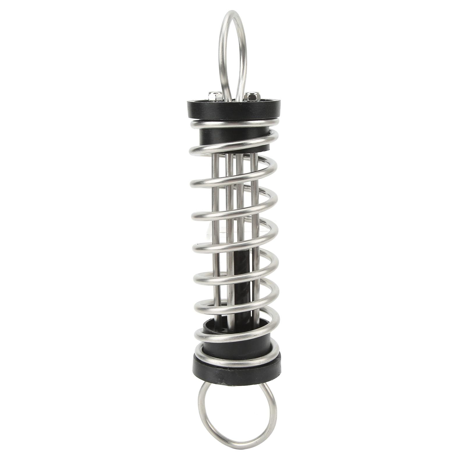 

6x300mm Dock Line Mooring Springs 304 Stainless Steel Shock Absorbing Boat Mooring Springs