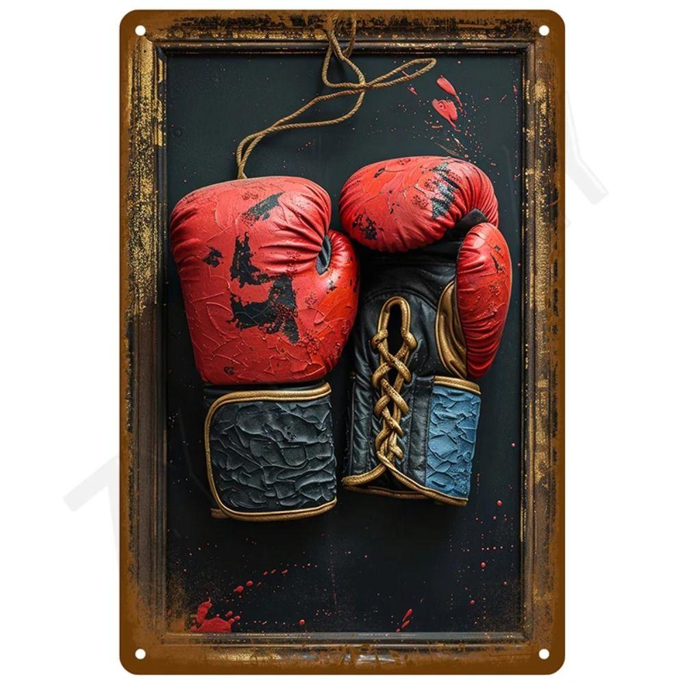 Garage Bar Metal Wall Sign, Auto Interior Decor Plaque 20x30cm