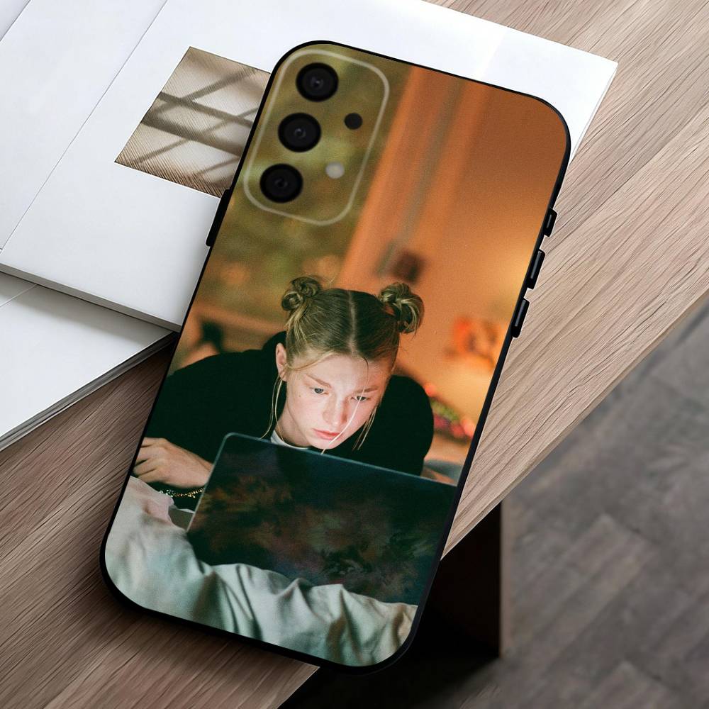 E-Euphoria A-American TV S-series Phone Case For Samsung Galaxy A73,A72,A71,A70,A53,A52,A51,Others Soft Black Cover