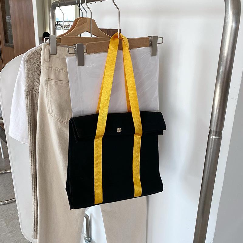 

Canvas bag canvas bag shoulder handbag чёрный