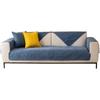 Nordic Simple Solid Color Sofa Cushion Four Seasons Pure Cotton Fabric Non-Slip Cushion Winter General Modern Sofa Cover Slipcover