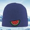 Watermelon Slice Black Seeds Red Yummy Unisex Women Unisex Knitted Hat Beanie Pullover Cap Winter Thermal Warm Christmas Outdoor Cy