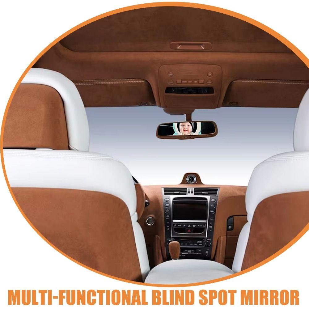 Soft Baby Rear Facing Mirrors Cute Seat Headrest Rearview Mirror  Observation