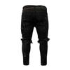Moda Masculina Jeans Skinny Rasgado Casual Jeans Desgastado Buraco Jeans Slim Fit Calça Jeans Lápis Calça Jeans