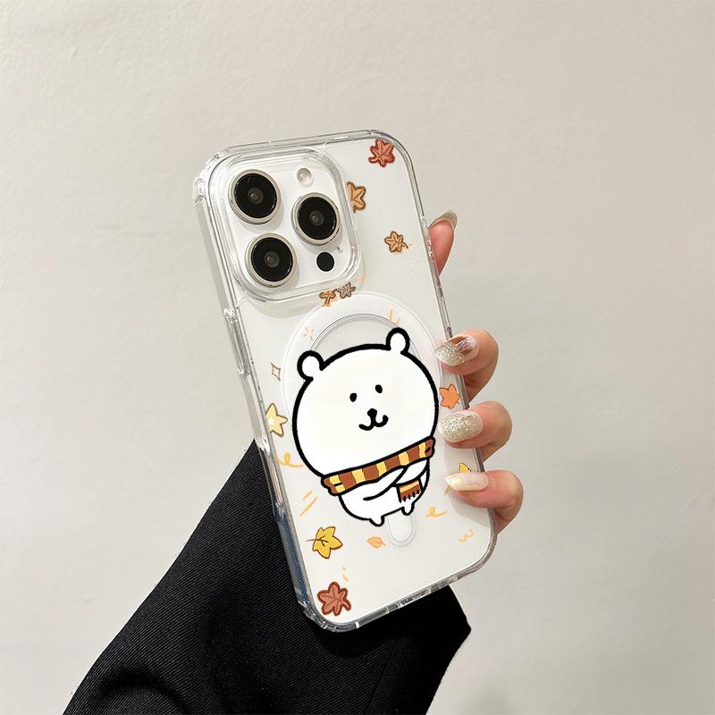 Joke Bear Magnetic Case for Samsung Galaxy S26 Ultra S25 Edge S24 Plus S23 FE A57 A56 A55 A54 A36 A35 A17 A16 A15 A07 A06 Cover