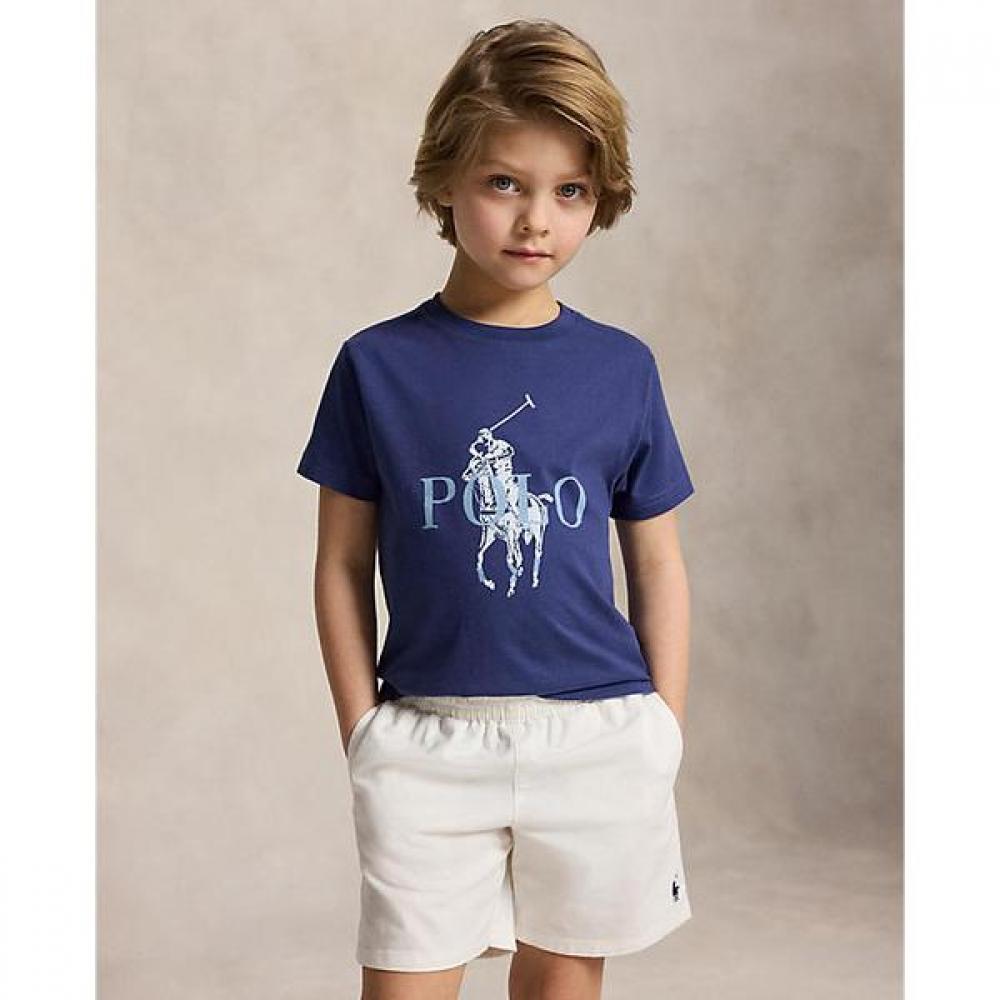 Polo Ralph Lauren Boys Big Pony Cotton Jersey Tee 2 7 2
