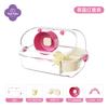 Stylish Transparent Hamster Cage Dedicated Habitat for Hamsters Travel Portable Pet Home Clear View Villa with Aesthetic Appeal