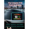 Trip Computer Hud Obd2 Gauge Speed Voltage Meter Fuel Water Temp Universal Car
