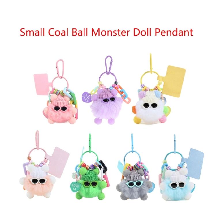 Unique Cartoon Coal Keychains Pendants Delicate Keychains for Girl