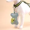 Pu Leather Pet Trash Bag Collection Bag Poop Bag Bone-shaped Convenient Bag Goes Out the Beautiful Fashion Hanging Bag Accesso