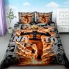 3pcs Duvet Cover Naruto Teens Japanese Anime Bedding Set Comfortable Breathable Quilt Cover Queen King Full Bedroom Decor