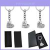 Stainless Steel Keychain With Heart Design Perfect Teacher's Day Or Graduation Gift