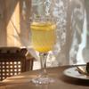 Embossed Diamond Crystal Glass