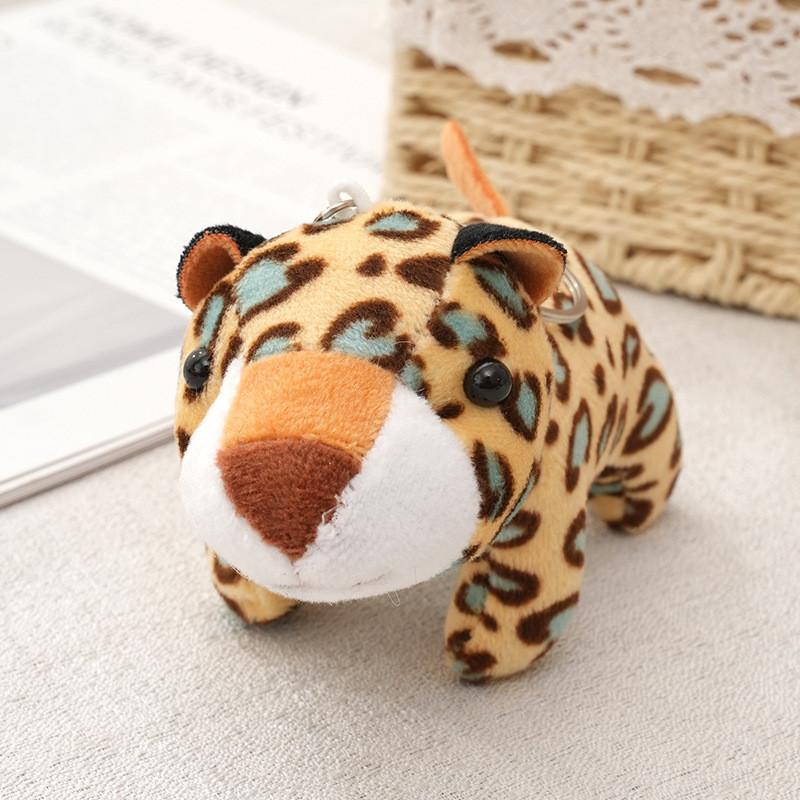 Soft And Cuddly Plush Animal Keychain For Kids Cute Jungle Safari Design
