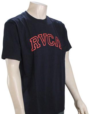 Rvca Arched Navy Marine Unisex T-Shirt