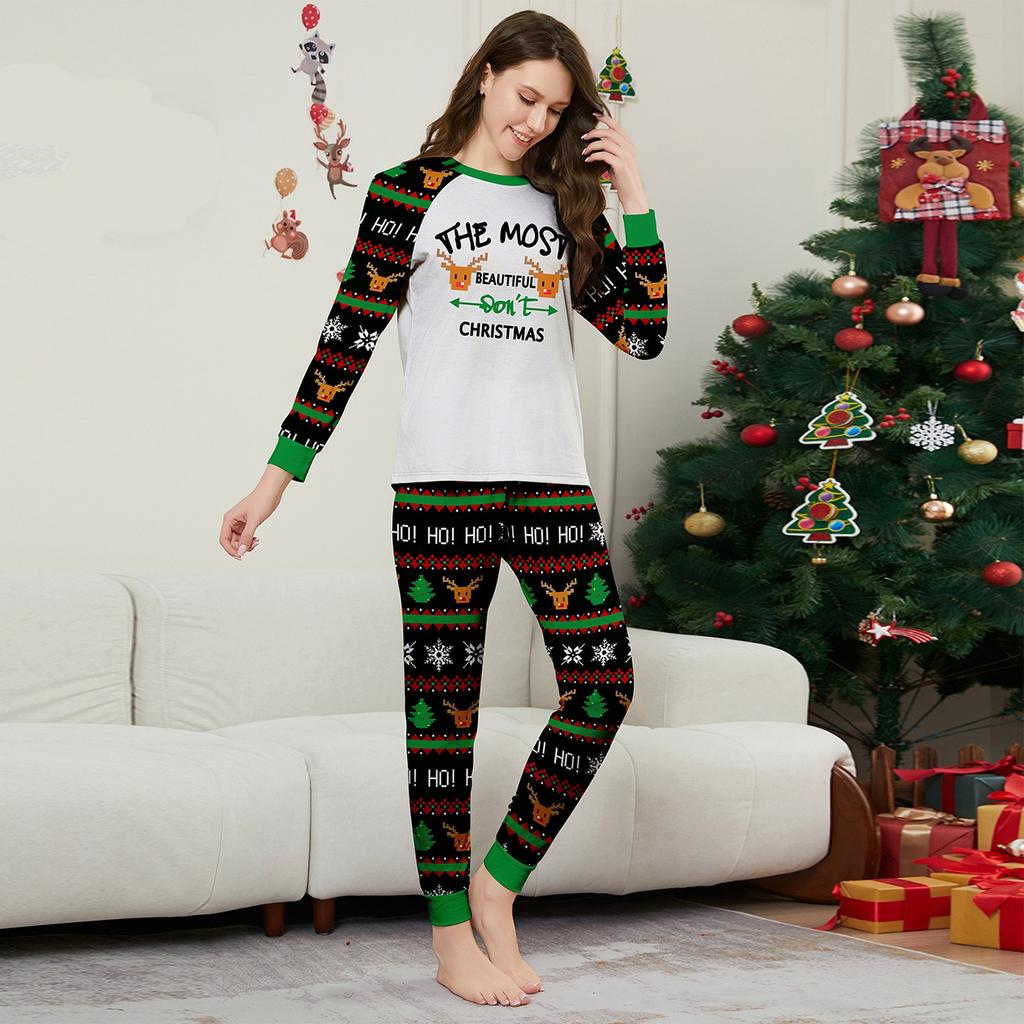 Weihnachten Eltern Kind Familie Set Wohnkultur Weihnachten Pyjamas Zwei Stück Set