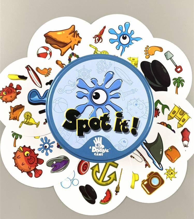Spot It! English Edition: Parent-Child Find the Difference Game