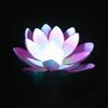 LED Light Simulation Lotus Garden Decoration Floating Lotus Flower Floral Lamp Floating Lotus Light Water Lily Fake Plant