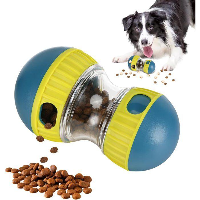 Jouet interactif pour chien - ULISEM - Distributeur de friandises - ABS alimentaire - 15,5 x 8,7 cm