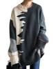 Antiqua Distressed Knit One Size Gray Mix Women's Top, ZA-00228, 15,