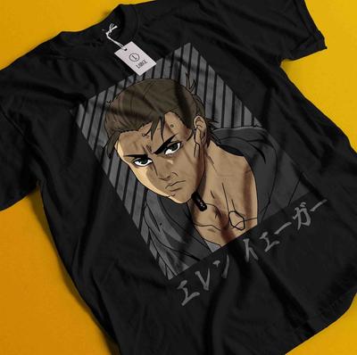 Attack On Titan Shirt Eren T-Shirt Mikasa AOT Levi Anime Manga Grafik Unisex T-Shirt