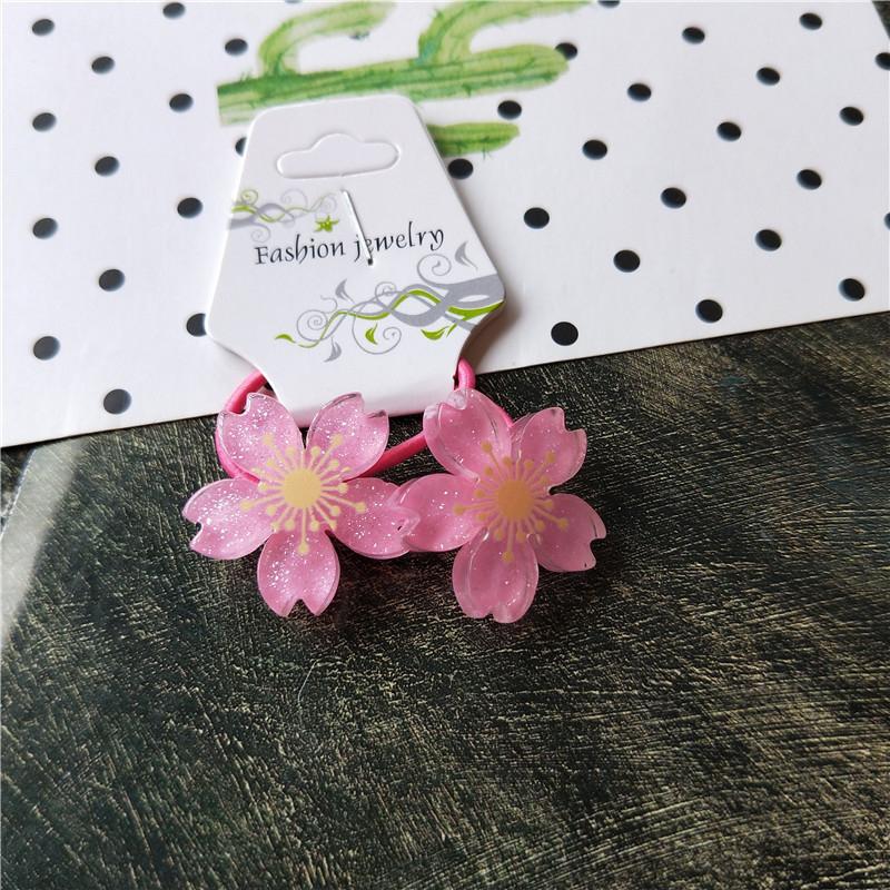 

2 шт. Милые новые маленькие цветы Принцесса Головной убор Детские эластичные резинки для волос Детские веревочки Аксессуары для девочек Детский головной убор