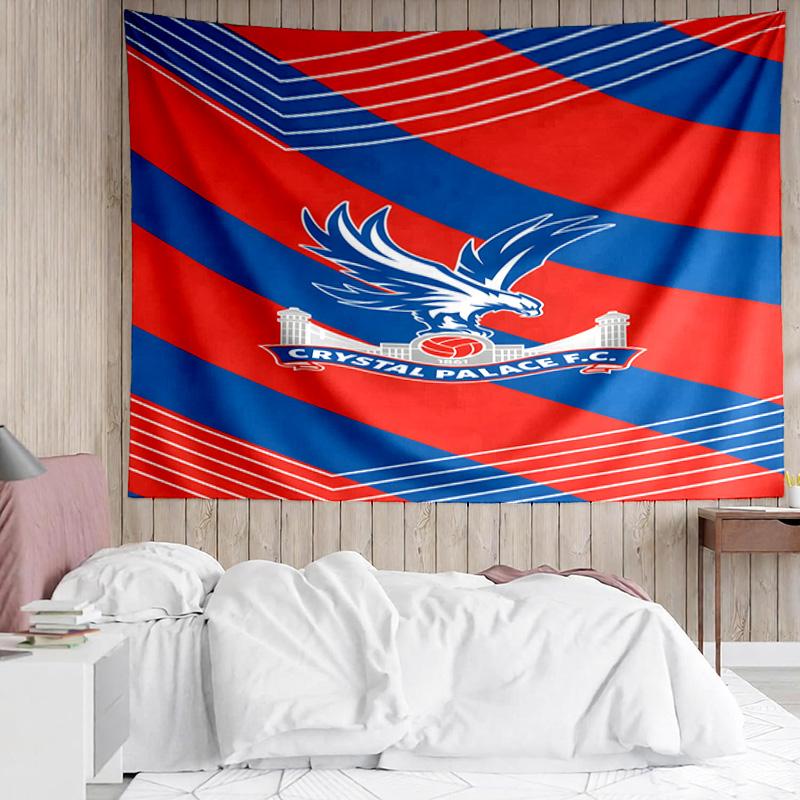 Crystal Fc Crest Printed Printed Tapestry, for Bedroom,Livingroom, dormitory, Large Wall Decor, Fabric Decor Fan Birthday Gifts