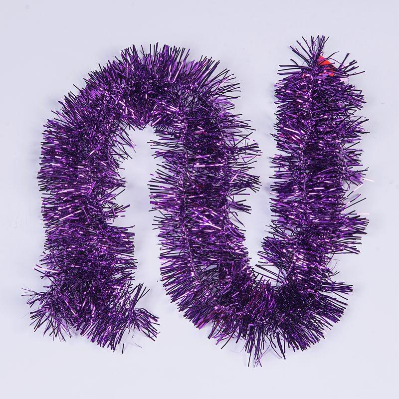 Shiny Tinsel Garland Streamer Ribbon for Birthday, Christmas, Wedding, and Party Decorations.