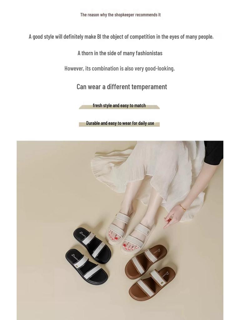 Women's Super Comfortable One-Strap Roman Beach Sandals - 2024 Summer Fashion