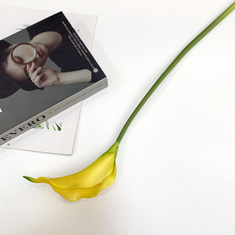 EVA Calla Lily Faux Flower Single Stem for Wedding Decor & Floral Arrangements