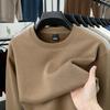 Unisex Velvet-Lined Cotton Hoodie: Warm, Skin-Friendly, Solid Color